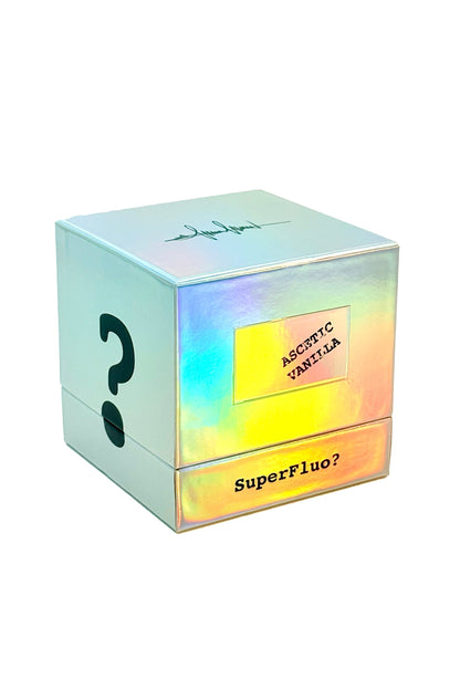 Colorful box with text and a question mark on a white background