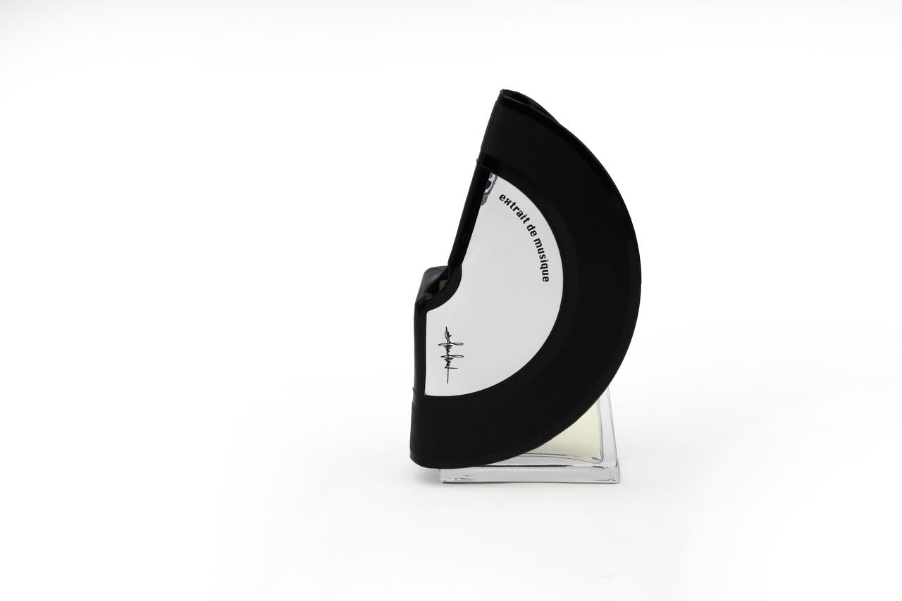 'Filippo Sorcinelli Organ Series'Black and white product packaging on a white background